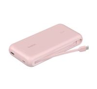 Compare BELKIN Power Bank With Integerated Cable, 20000 mAh, Pink at KSA Price