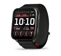 Compare Garmin Venu X1 Smartwatch with Slate Titanium Caseback and Black ComfortFit Nylon Band 46mm Black at KSA Price