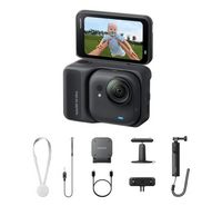 Compare Insta360 GO Ultra Creator Bundle, 50MP, 4K60 video, 200 minute battery, flip touchscreen, Black at KSA Price