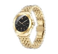 iOsuite Elegant Smart Watch, 30MM, Gold Case with…