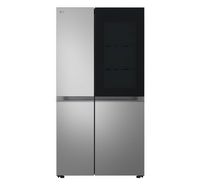 Compare LG, Side By Side Refrigerator, 14.9Cu.ft, Freezer 7.2Cu.ft, InstaView, Prime Silver at KSA Price