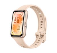 Compare HUAWEI Band 11, 42MM, Gold Pink Aluminum Alloy Case Pink Fluor Elastomer Strap at KSA Price
