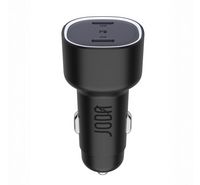 JODA 60W USB-C 2-Port Car Charger Black