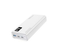 Promate 20K Slim Power Bank 20W USB-C I/O, QC3.0,…