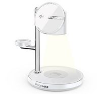 Compare Promate 4in1 Wireless Charger, MagSafe, Watch, AirPods, 25.5W Output at KSA Price