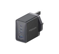 Compare Promate GaN USBC™ Laptop Charger, SuperFast 67W Dual USBC™ Power Delivery Wall Charger with 22.5W QC 3.0 Port, 20W TypeC™ Power Deliver at KSA Price