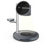 Compare Promate 4in1 Wireless Charger, MagSafe, Watch, AirPods, 25.5W Output at KSA Price