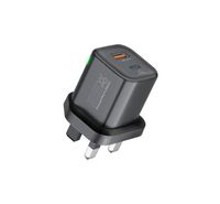 Compare Promate Wall Charger,Compact 25W USBC Power Delivery AC Charger with 18W QC 3.0 Charging Port, Adaptive Smart Charging,ShortCircuit Protection for Smart Phones, iPad, PowerPort25AC at KSA Price