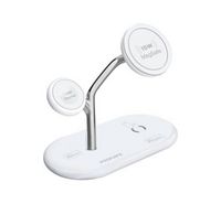 Compare Promate MagSafe Charging Station with 15W MFM Magnetic Charging Stand, 7.5W MFi Apple Watch Charger, 10W Qi Charging Pad, and Super Charge 24W USBC™ Power Delivery, SynergyPro at KSA Price