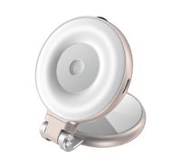 Compare Promate UltraSlim LED Selfie Light with MagSafe Compatibility, 3 Light Modes, Adjustable Brightness, BuiltIn Mirror, 360° Rotation, Ring Design, Extendable Rod for phones, Selfie Sticks, MagHaloPro at KSA Price