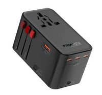 Promate Compact 160W Travel Adapter with 2500W Universal…