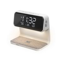Promate Wireless Charging Alarm Clock, Premium Digital…