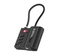 Compare Promate TSAApproved Smart Lock with AntiLoss Tracking, Apple Find My App Compatibility, Worldwide Precise Tracking, Loud Alarm, Rechargeable Battery, and Privacy Protection  TagLock at KSA Price