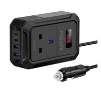 Promate 5 in 1 Car Power Inverter DC…