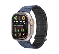 Compare Promate Powerful N52+ Magnetic Apple Watch Band With Metal Safety Loop, Durable Silicone, Compatible with All Apple Watch Sizes at KSA Price