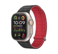 Compare Promate Powerful N52+ Magnetic Apple Watch Band With Metal Safety Loop, Durable Silicone, Compatible with All Apple Watch Sizes at KSA Price