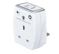 Compare Masterplug, Surge Adaptor With 2 X USB 3.1A, Gloss White at KSA Price