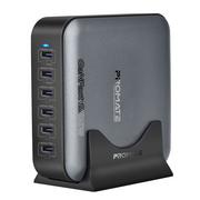 Compare Promate 285W GaN Charging Station, 6Port USBC Desktop Charger at KSA Price