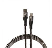 Compare Lavvento Flexible And  heave duty  Metal MFI TypeC to Lightning Cable, 1M at KSA Price