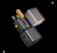 Compare Voltme Wall Charger Vito Go Travel USBC and USB Ports 35W  Black at KSA Price