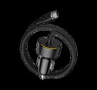 Compare Voltme Car Charger Cazo Speedo+ USBC Port and Builtin USBC Cable 60W  Black at KSA Price