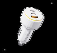 Voltme Car Charger Cazo 2-USB-C and USB Ports…