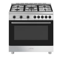 Smeg 90cm freestanding electric cooker with 5 gas…