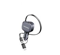 Compare Moogmax, car charger 2 in 1 with cable typec  ligtining total 100w at KSA Price