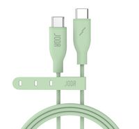 Joda 60w c to c silicone cable 1m green