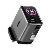 Compare Ultra charge 100w gan wall charger with smart display and builtin cable at KSA Price