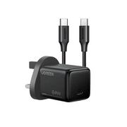 Compare Ugreen wall charger gan usbc port 25w with cable  black at KSA Price