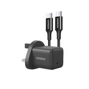 Ugreen wall charger gan usb-c port 30w with…