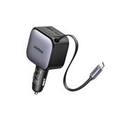 Ugreen nexode car charger with retractable usb-c…