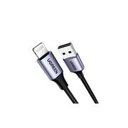 Compare Ugreen charging cable usb to lightning alu case braided 2m  black at KSA Price
