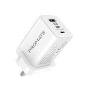 Promate 65w usb-c power delivery gan charger,…