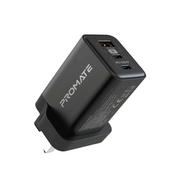Promate 65w usb-c power delivery gan charger,…