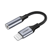 Compare Ugreen lightning connector jack 3.0 cable aluminum shell braided 10cm  black at KSA Price