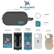 Compare Xleader travel iphone 16 pro max protection kit with leather bag at KSA Price