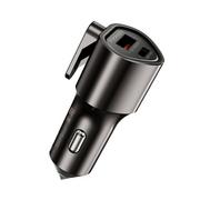 Compare Promate  55.5w fast car charger with usbc pd 33w, builtin safety hammer, seatbelt cutter, pps charging support, premium alloy design for cars & trucks voltguard at KSA Price