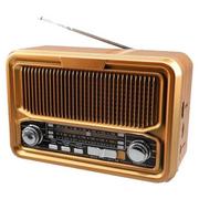 Denx, portable hi-fi retro radio with bluetooth, rechargeable…