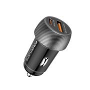 Compare Dual usb car charger promate  with 48w total output, 30w usbc pd, 18w quick charge 3.0 usba, pps fast charging, compact car adapter for phones, tablets and accessories  drivegearpd48 at KSA Price