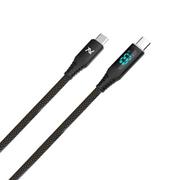 Compare Lavvento usbc to usbc cable 240w with digital screen, durable braided design, 48v 5a max, 1m, dark grey at KSA Price