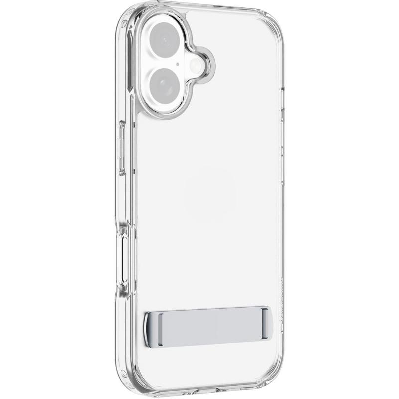 Compare Cellularline Clear Stand Back Cover Mobile Case with Stand, for iPhone 17, Clear at KSA Price