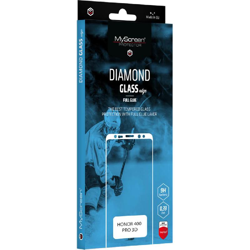 Compare MyScreenPROTECTOR DIAMOND GLASS edge3D Smartphone Screen Protector, for Honor 400 Pro, Covers the Entire Screen with Rounded Edges at KSA Price