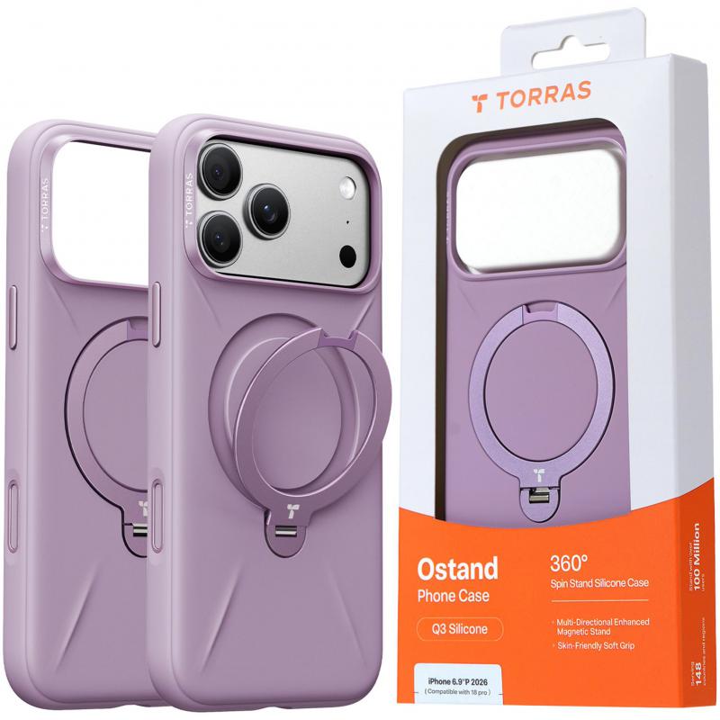 Torras Ostand Q3 Silicone Back Cover Mobile Case…