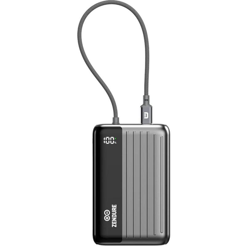 Compare ZENDURE SuperMini Hybrid Compact 20000 mAh Power Bank 45W PD with BuiltIn USBC Cable and Smart Display, PD Fast Charging, 10000 mAh, Single USBC, Grey at KSA Price
