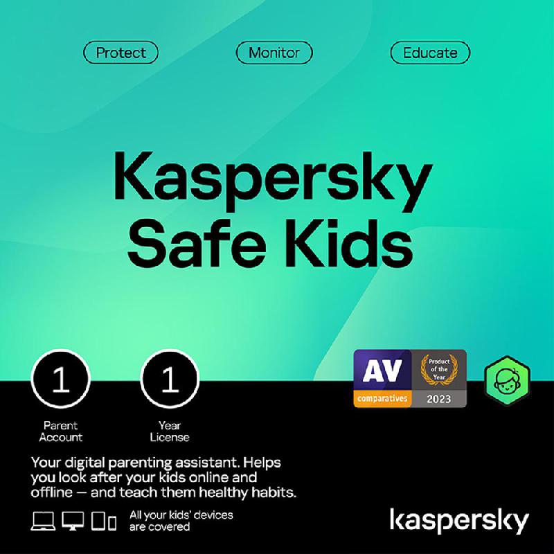 Kaspersky Safe Kids, Arabic/English, 1 User (1…