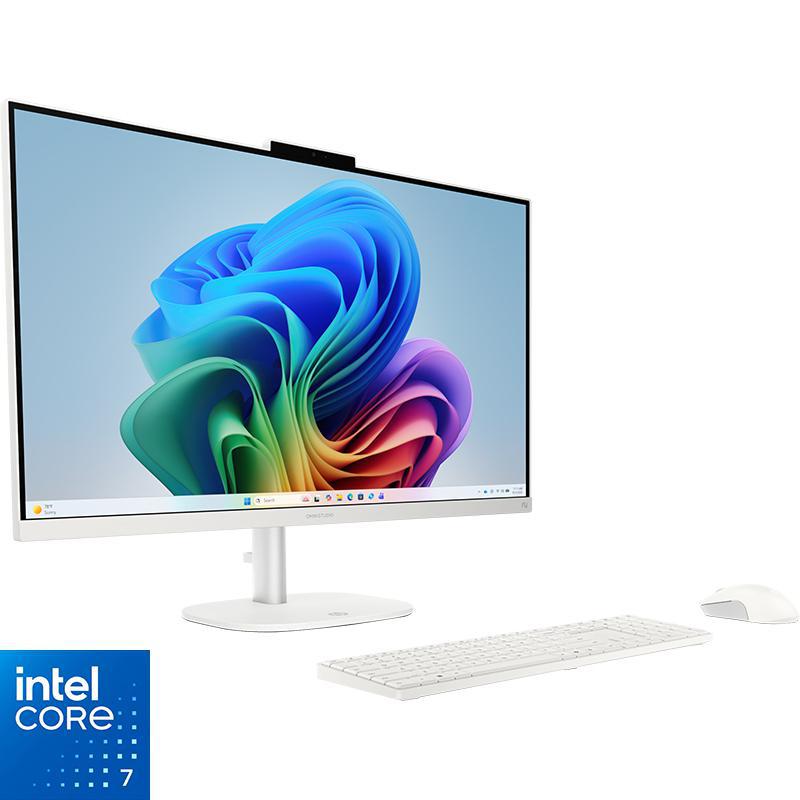 Compare HP OmniStudio , With Keyboard and Mouse, DDR5 Desktop Computer, AI, 27, Intel Core 7, 16 GB RAM, 512 GB PCIe NVMe M.2 SSD, Intel Graphics at KSA Price