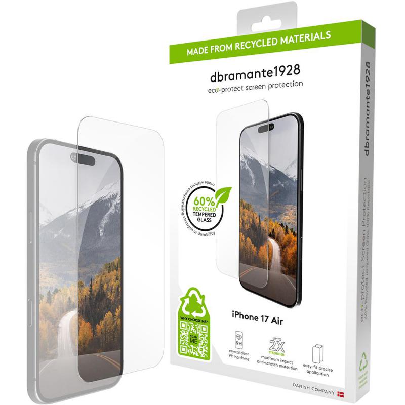 Compare DBRAMANTE1928 Ecoprotect Smartphone Screen Protector, for iPhone Air, Tempered Glass, Clear at KSA Price