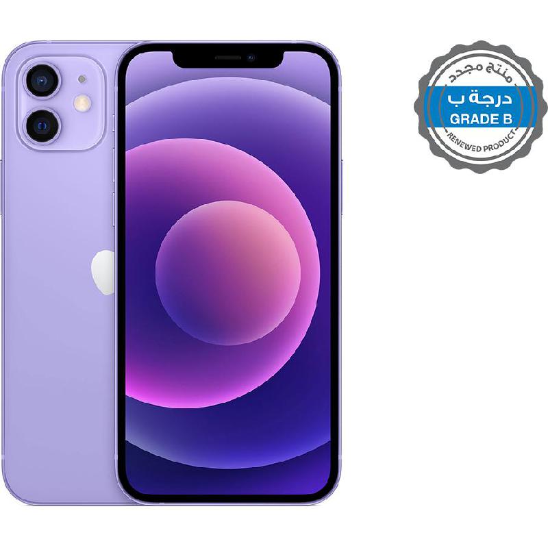 Compare Renewed Grade B Apple iPhone 12, 64 GB, Purple, 5G at KSA Price
